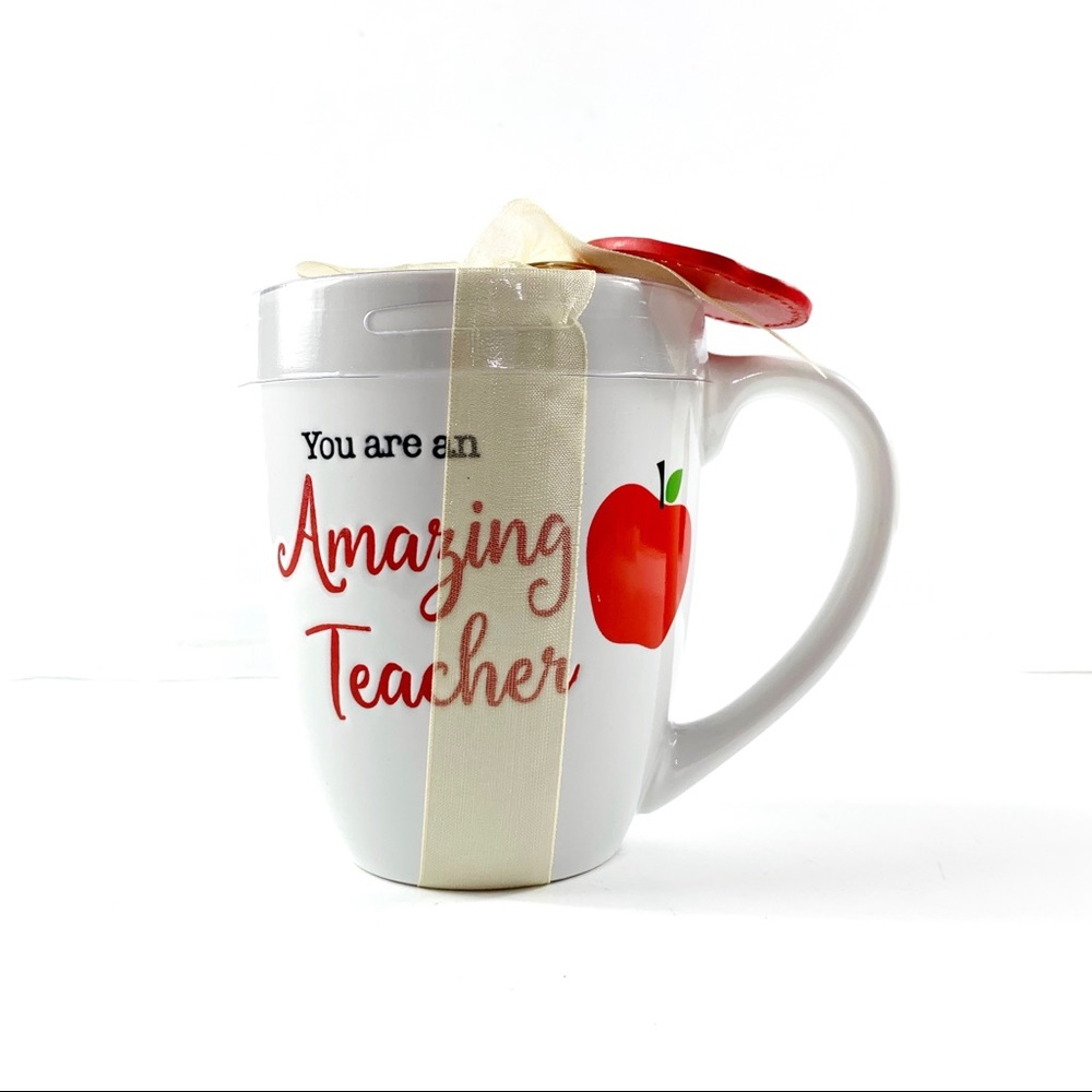 NWT Eccolo •You Are An Amazing Teacher• Mug & Keychain Set